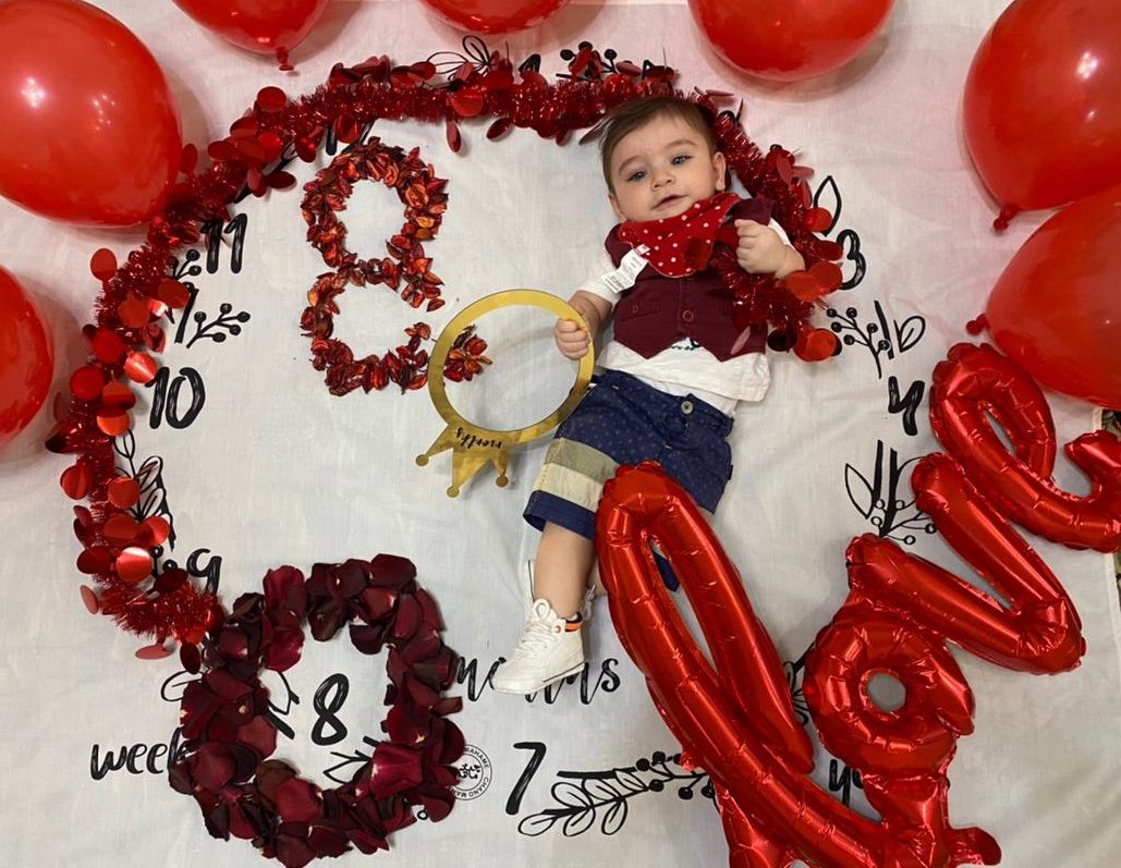 هشت ماهگی نوزاد سهند نصیرپور