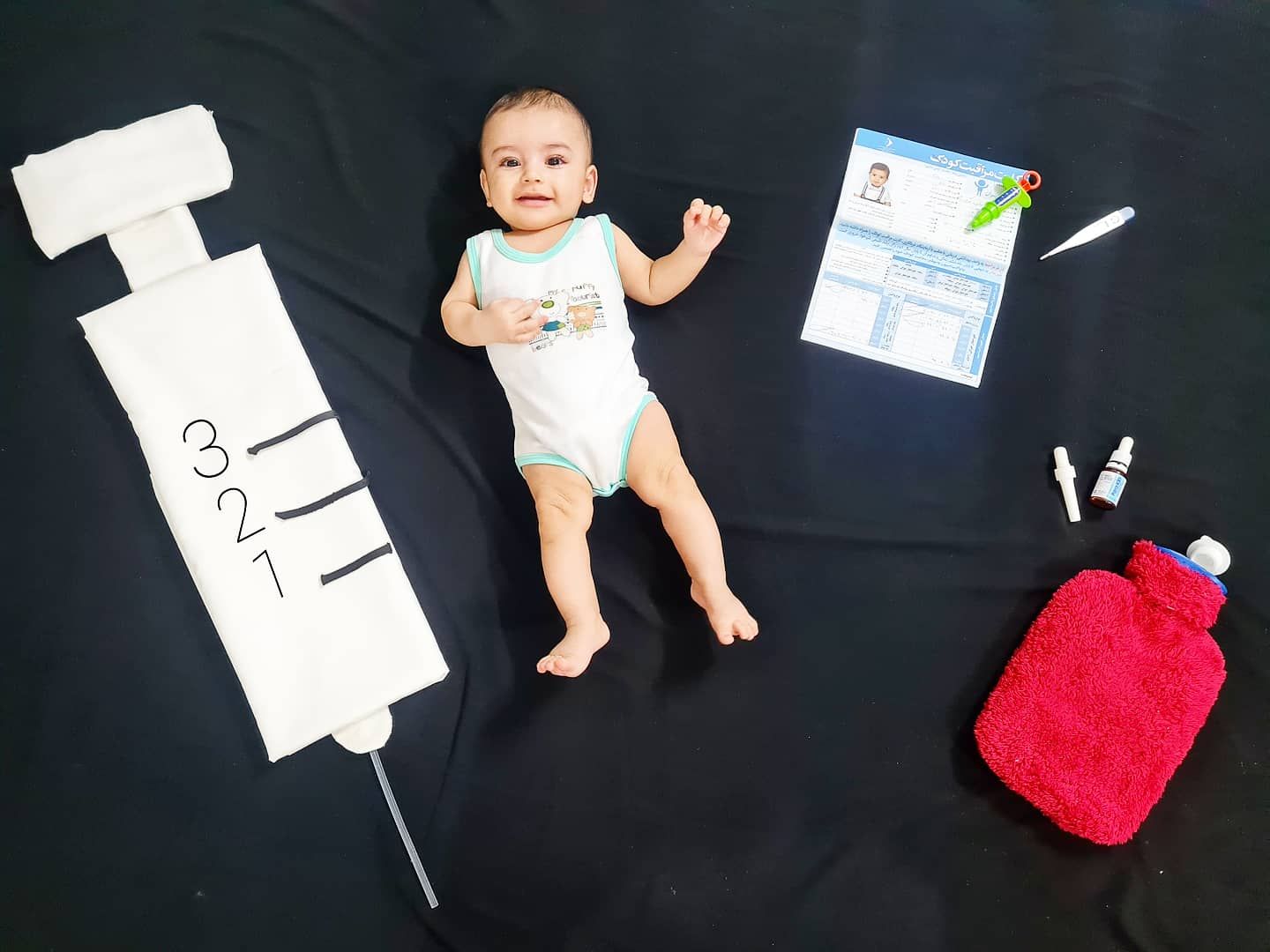 واکسن زدن من ارسلان کوچه باغی