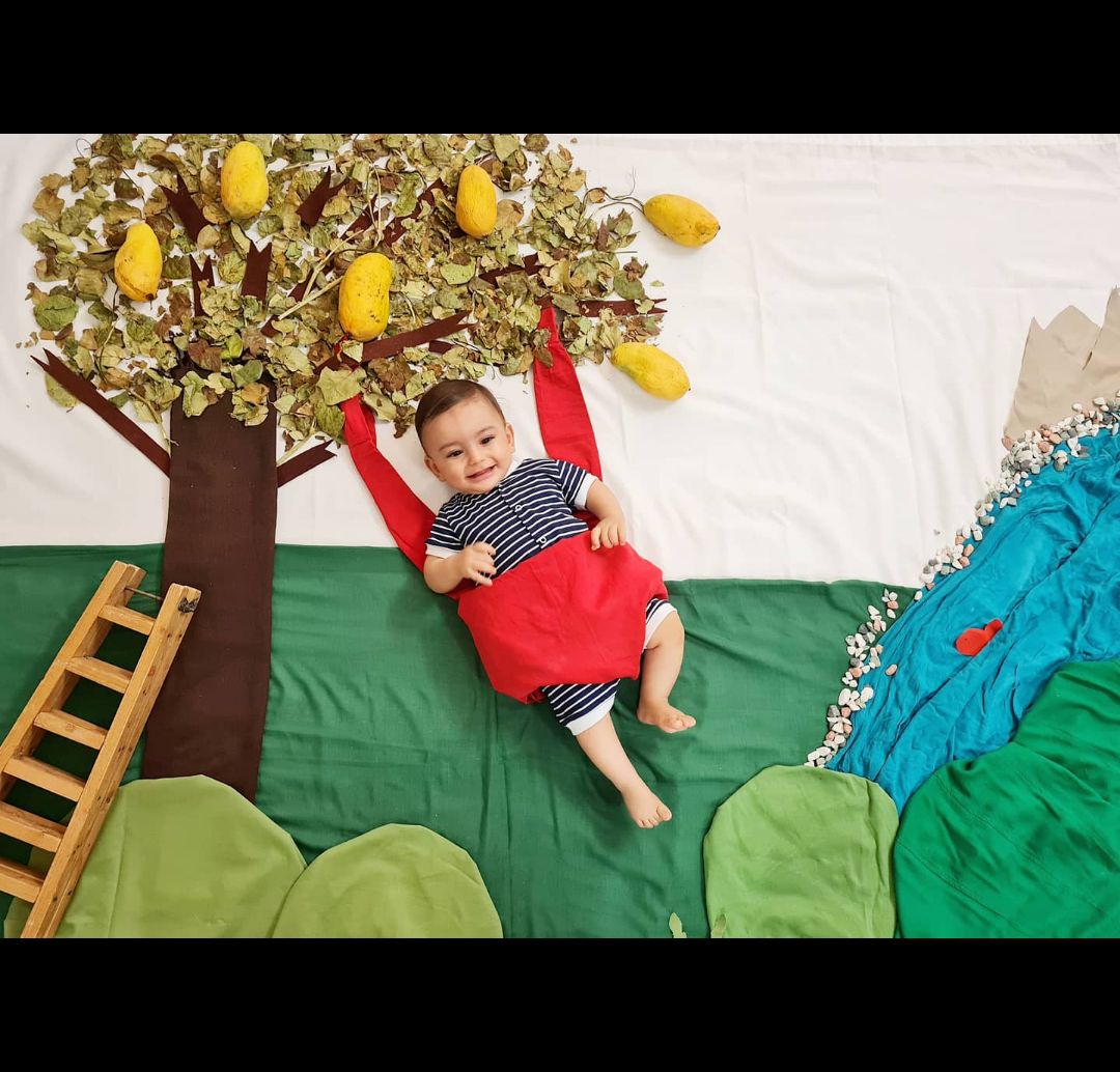 تم عکس تابستانی کودک ارسلان کوچه باغی