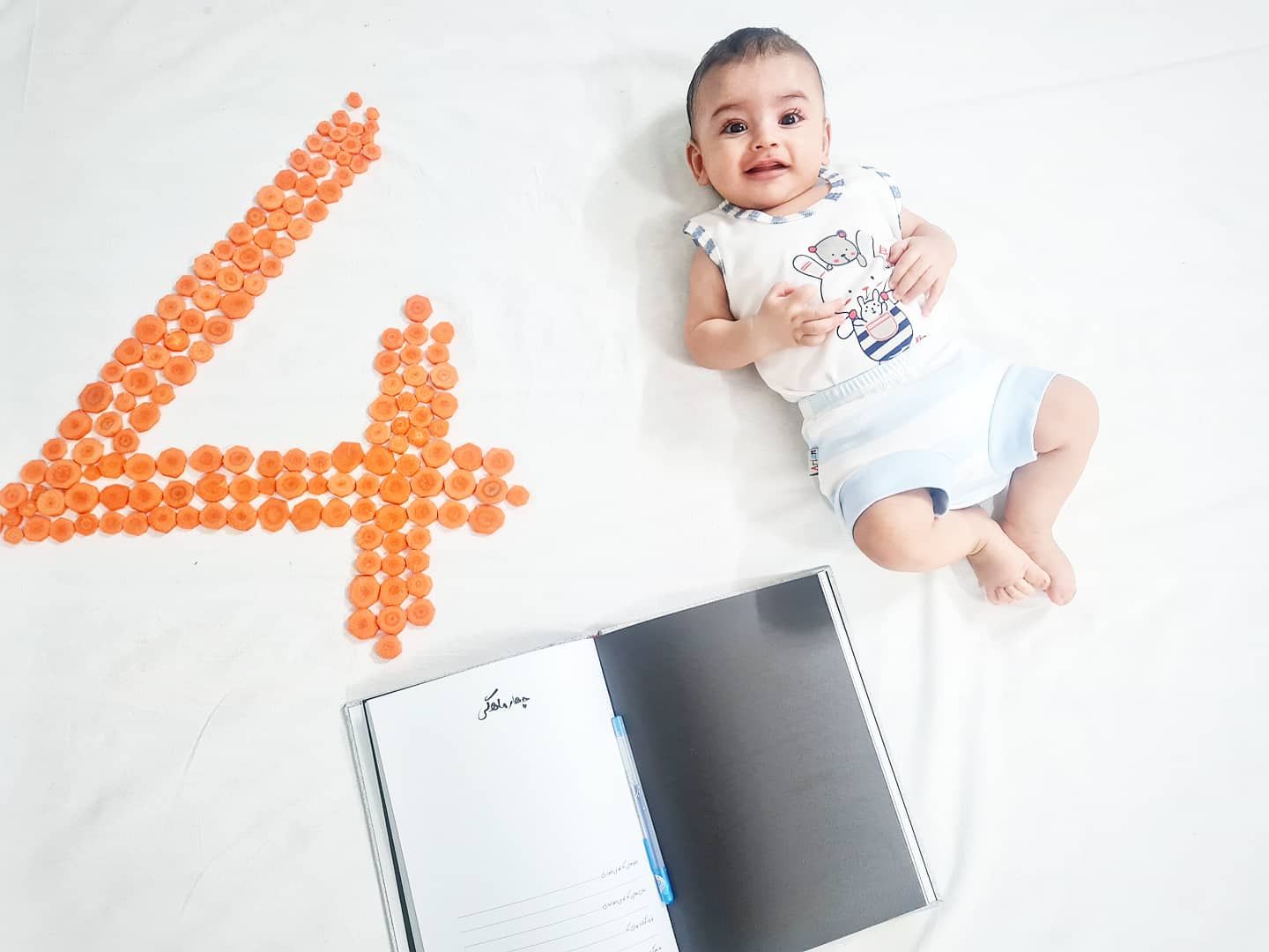 چهار ماهگی نوزاد ارسلان کوچه باغی