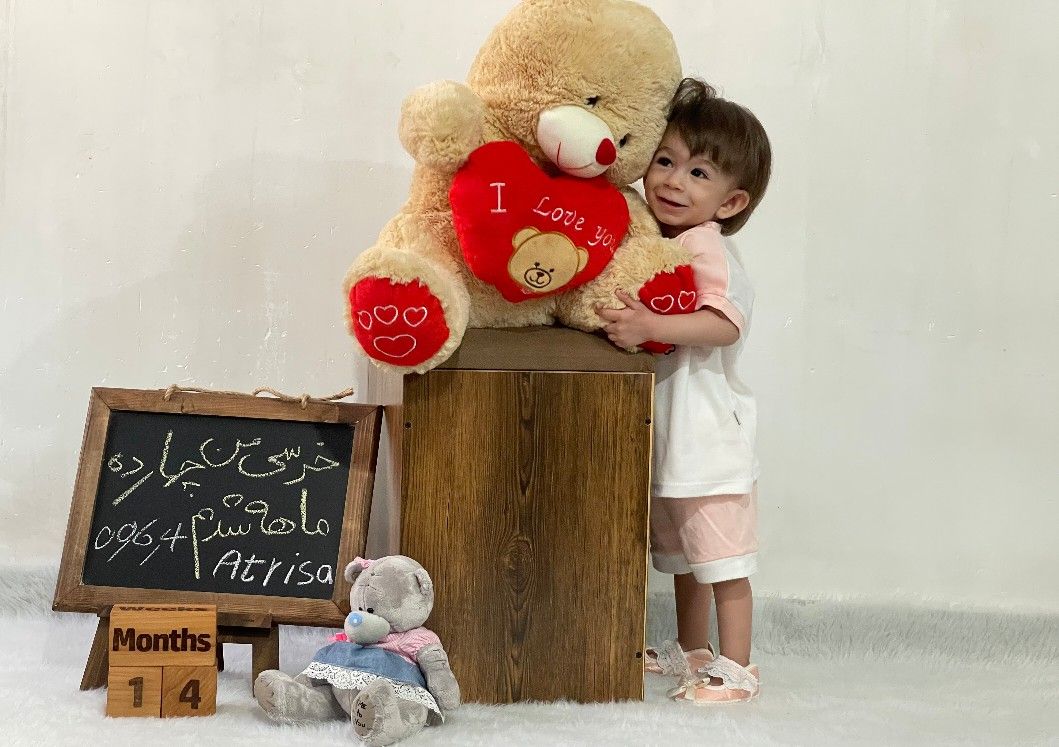چهارده ماهگی_کودک آتریسا علیزاده