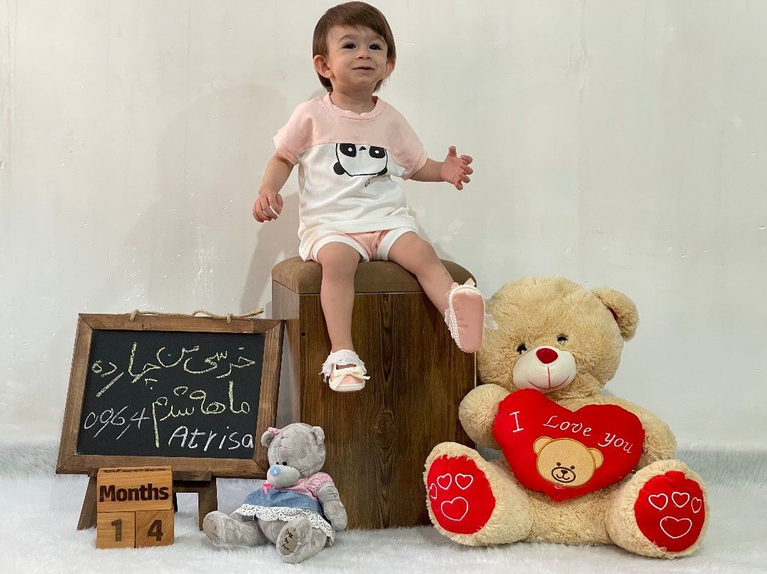 چهارده ماهگی_کودک آتریسا علیزاده