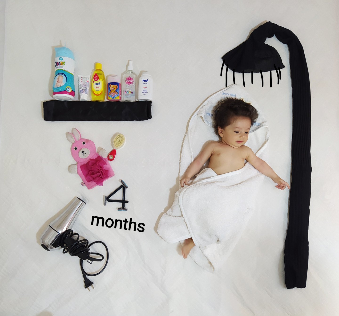 چهار ماهگی نوزاد ارسلان صادقی