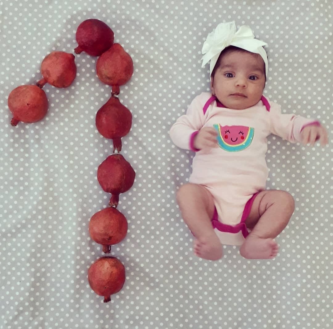 چهار ماهگی نوزاد آوا غیب الهی