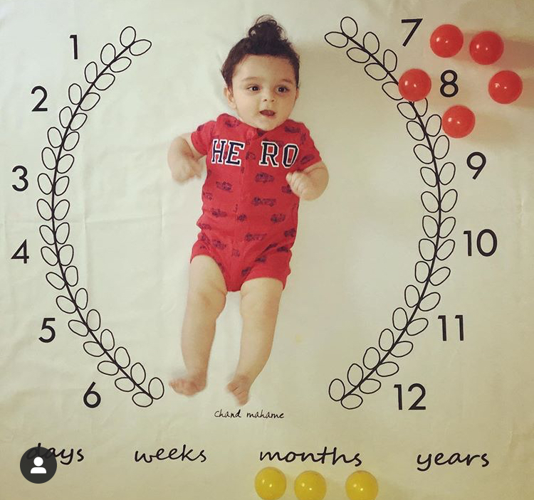 هشت ماهگی نوزاد کارن جهانگیری