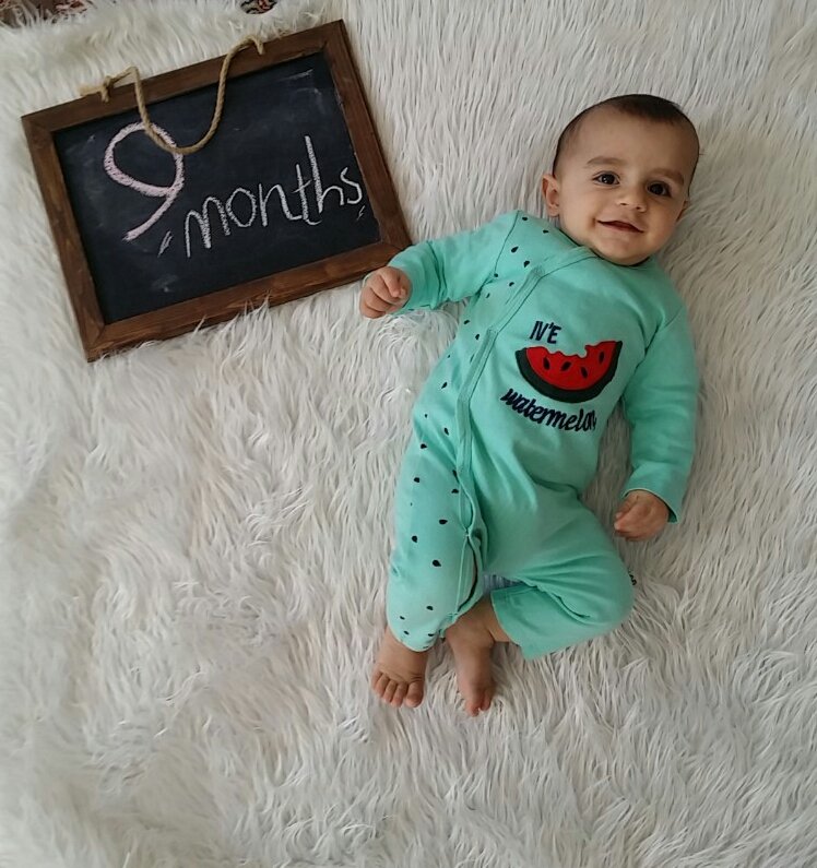 نه ماهگی نوزاد شهریار ملک محمدی