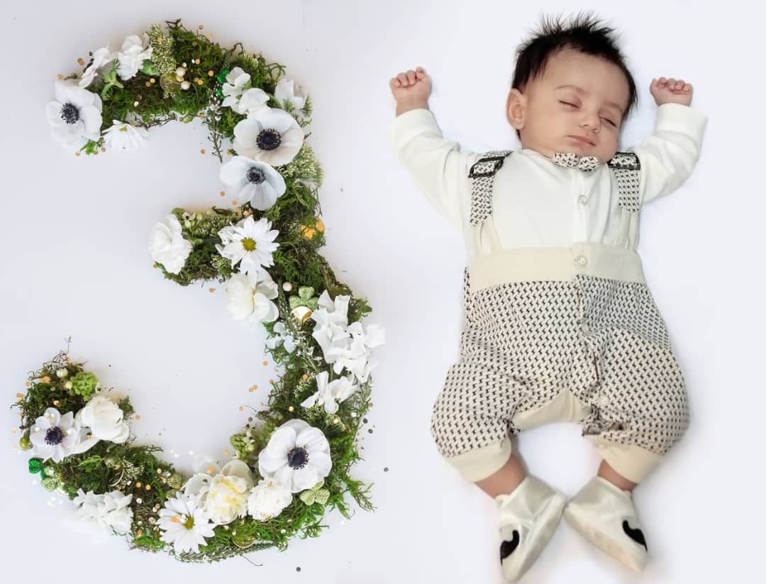 سه ماهگی نوزاد مهرسام حیدری