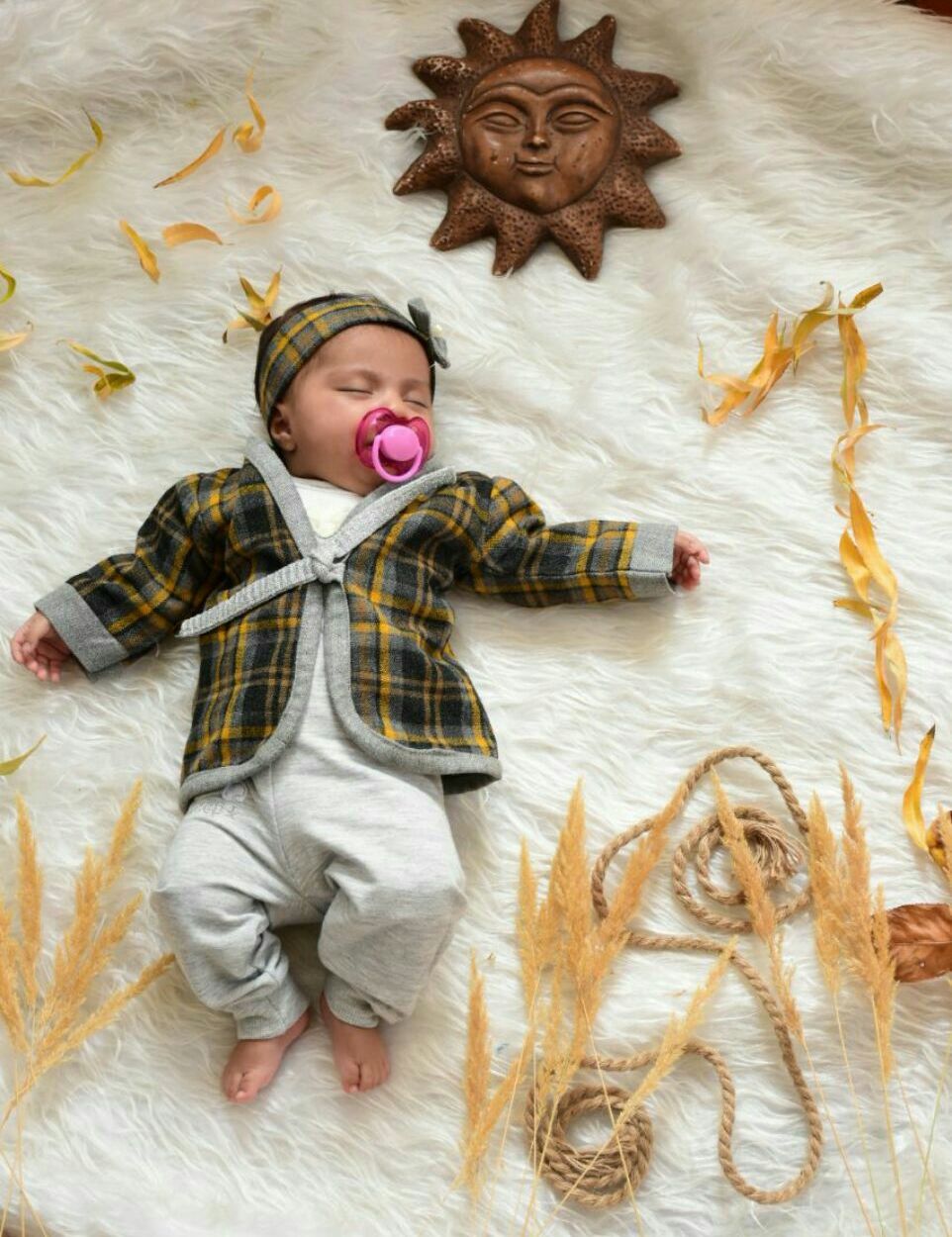 تم عکس پاییزی نوزاد همتاقرایی