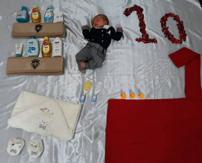 متولد شدن نوزاد آرشام خطیبی