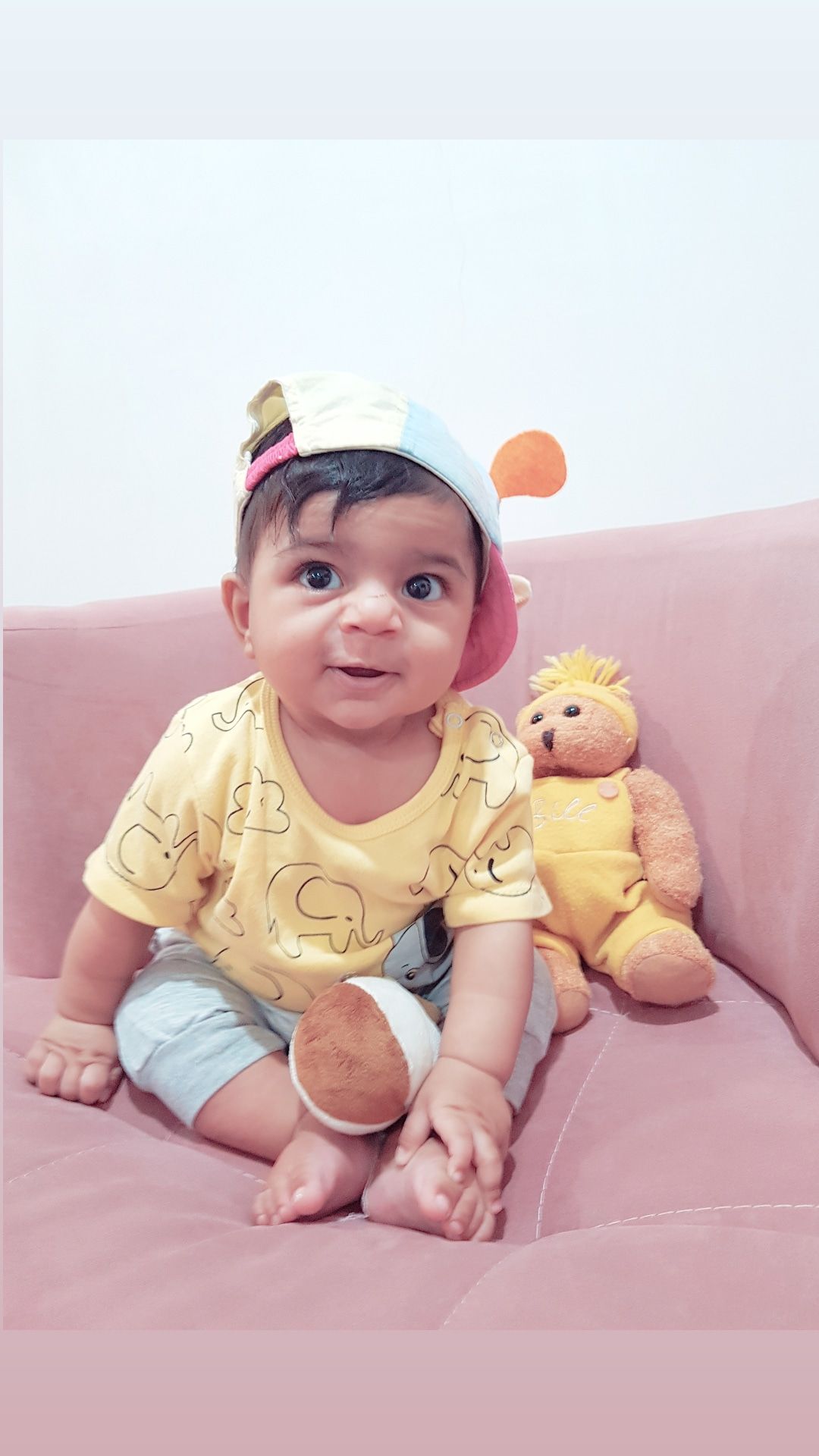 تم عکس تابستانی کودک بنیامین ربیعی