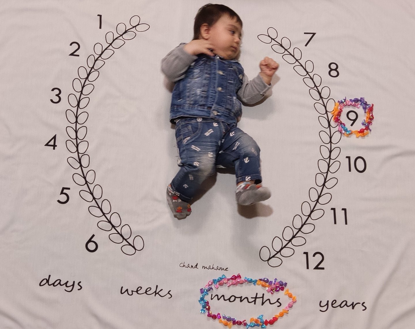 نه ماهگی نوزاد محمد حسین مهری