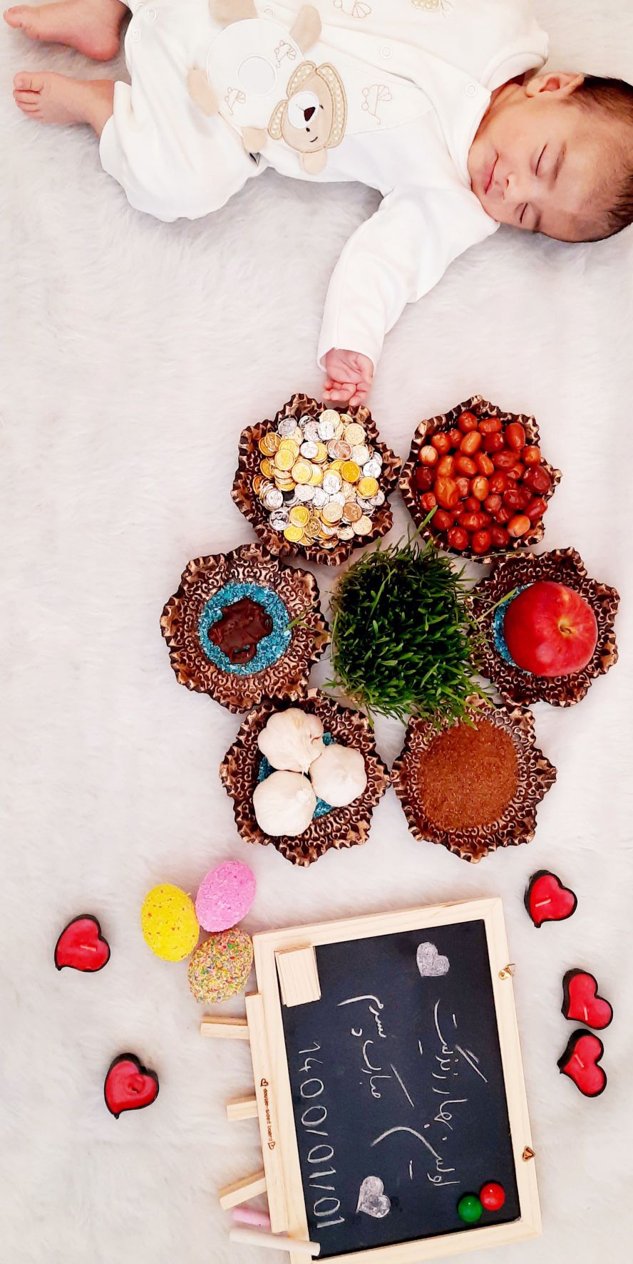 یک ماهگی نوزاد امیرمحمد حسین زاده