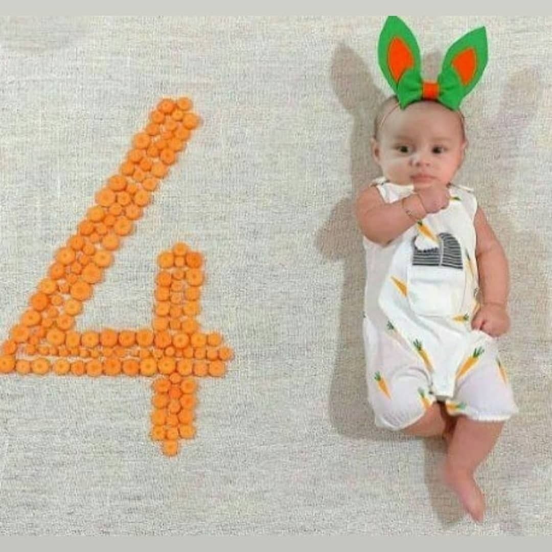 چهار ماهگی نوزاد هاناوهیدانجفی بهار