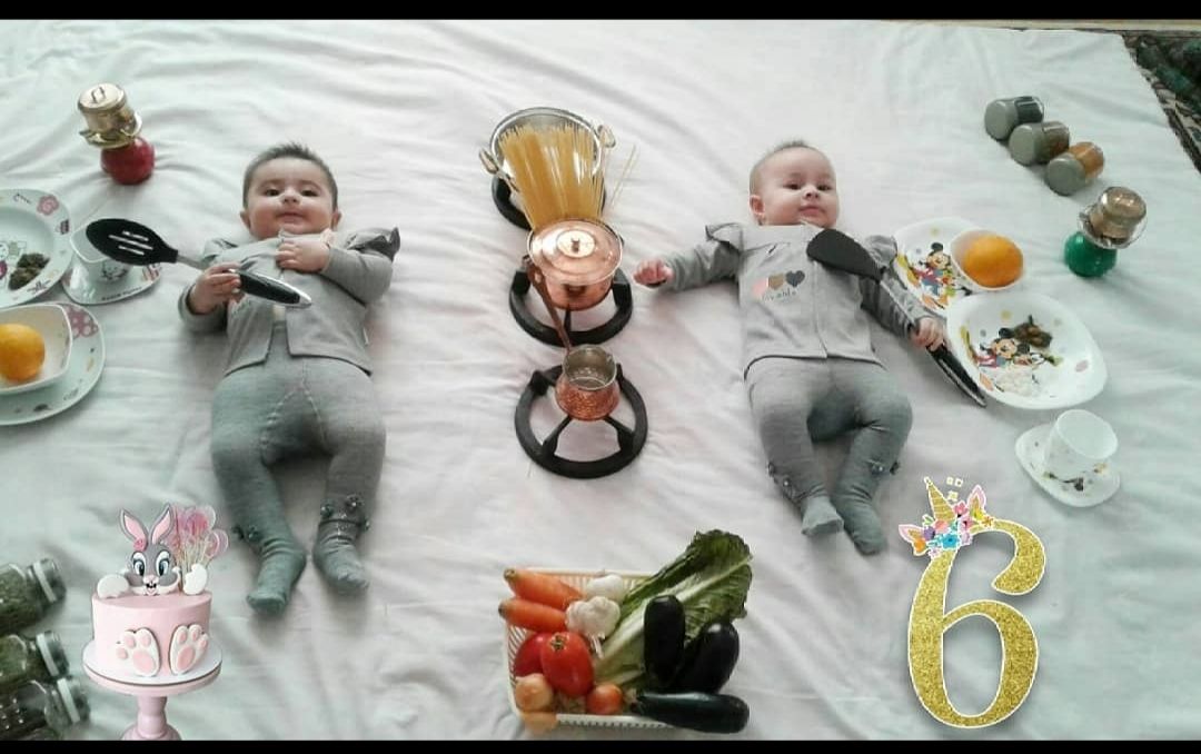 چهار ماهگی نوزاد هاناوهیدانجفی بهار