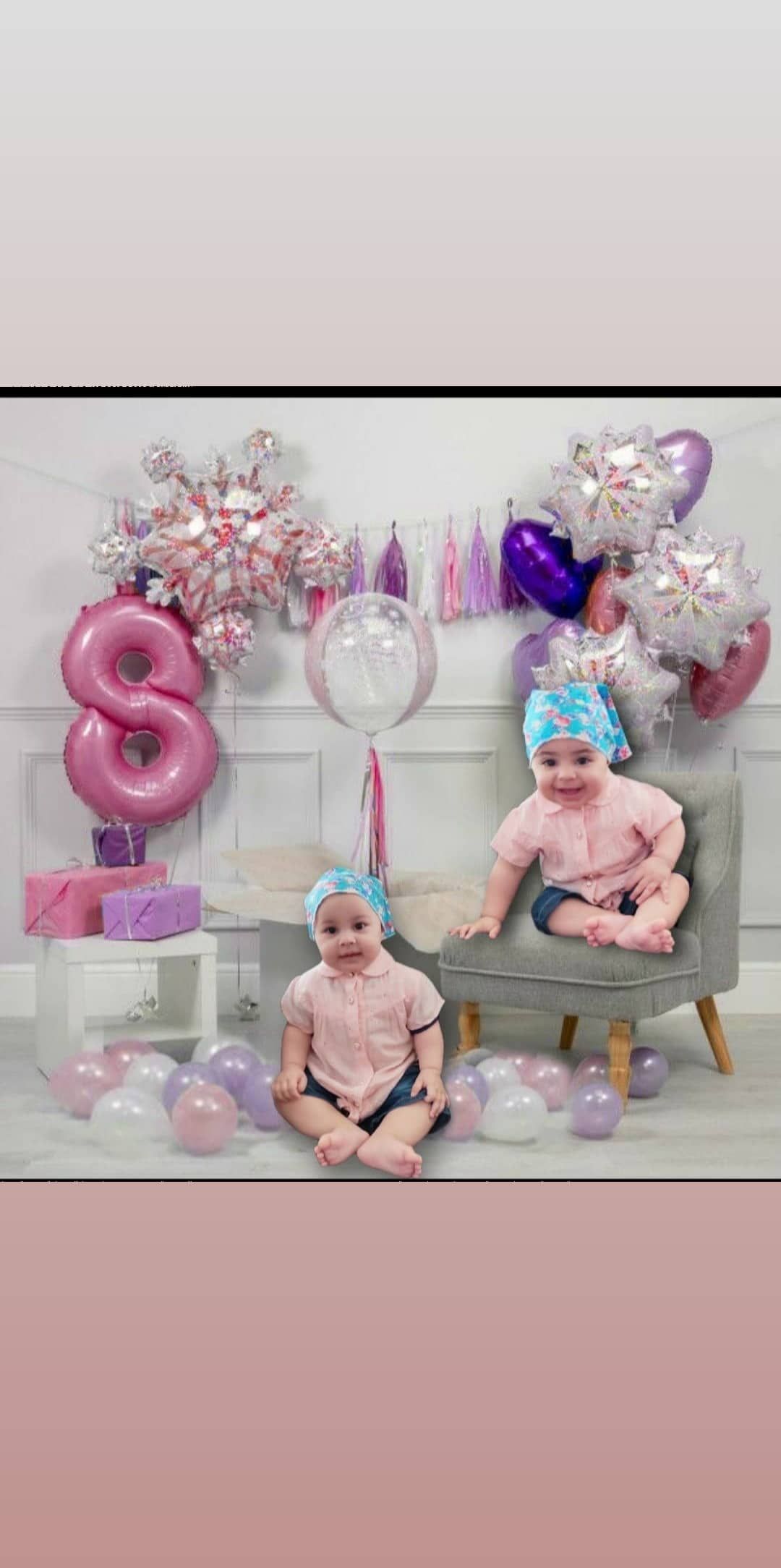 هفت ماهگی نوزاد هاناوهیدانجفی بهار