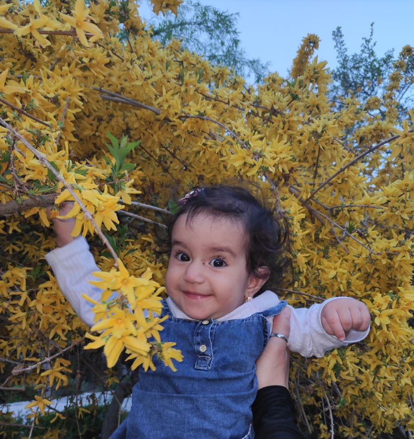 نه ماهگی نوزاد النا رفیع زاده