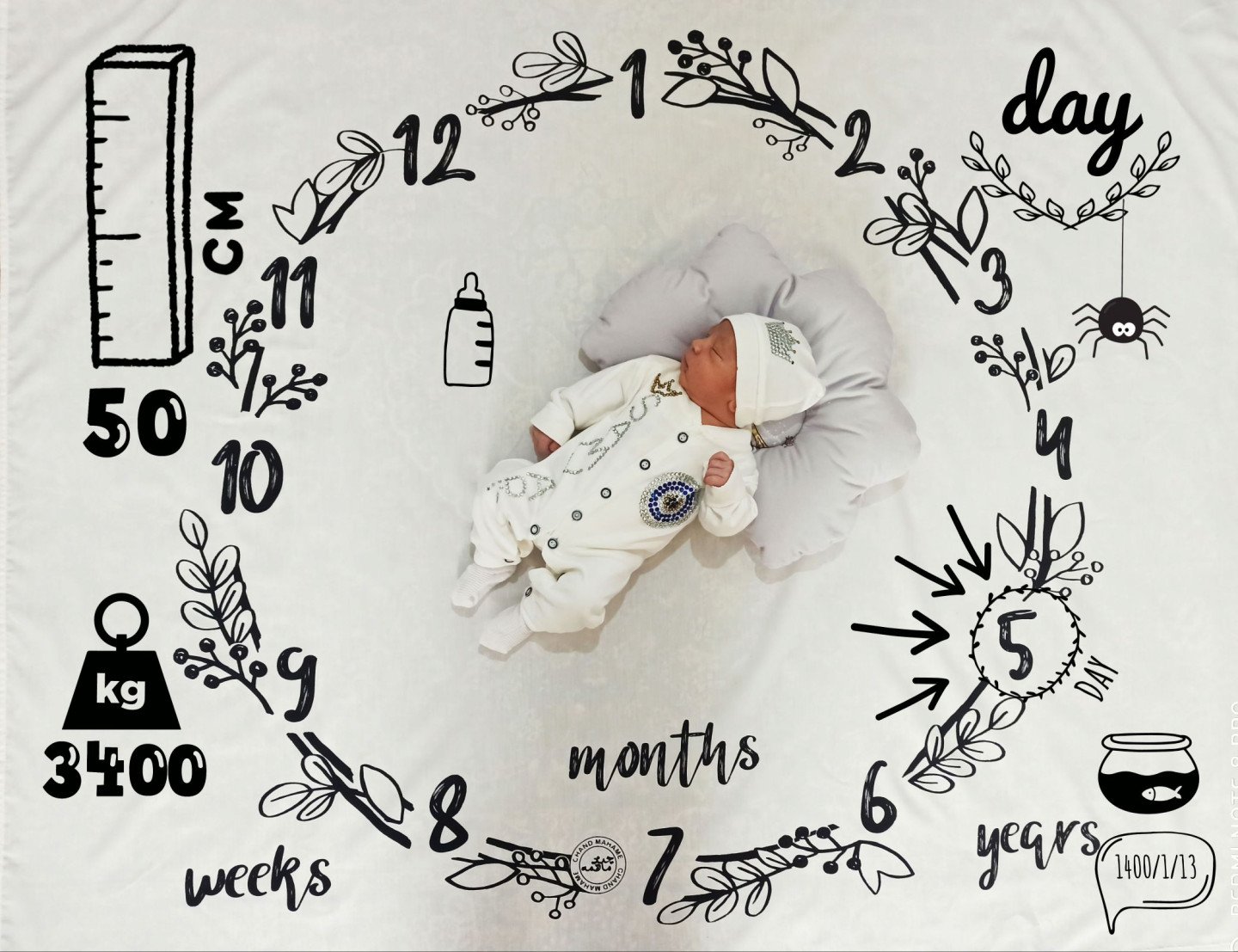 متولد شدن نوزاد سامیار قیصر