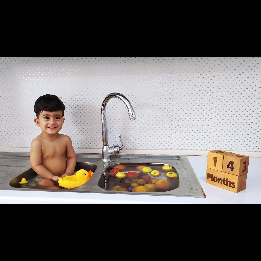 سیزده ماهگی کودک هیراد اصغری