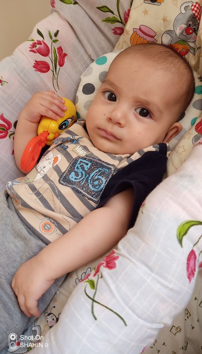 شروع غذای کمکی محمد ماهان قاسمی