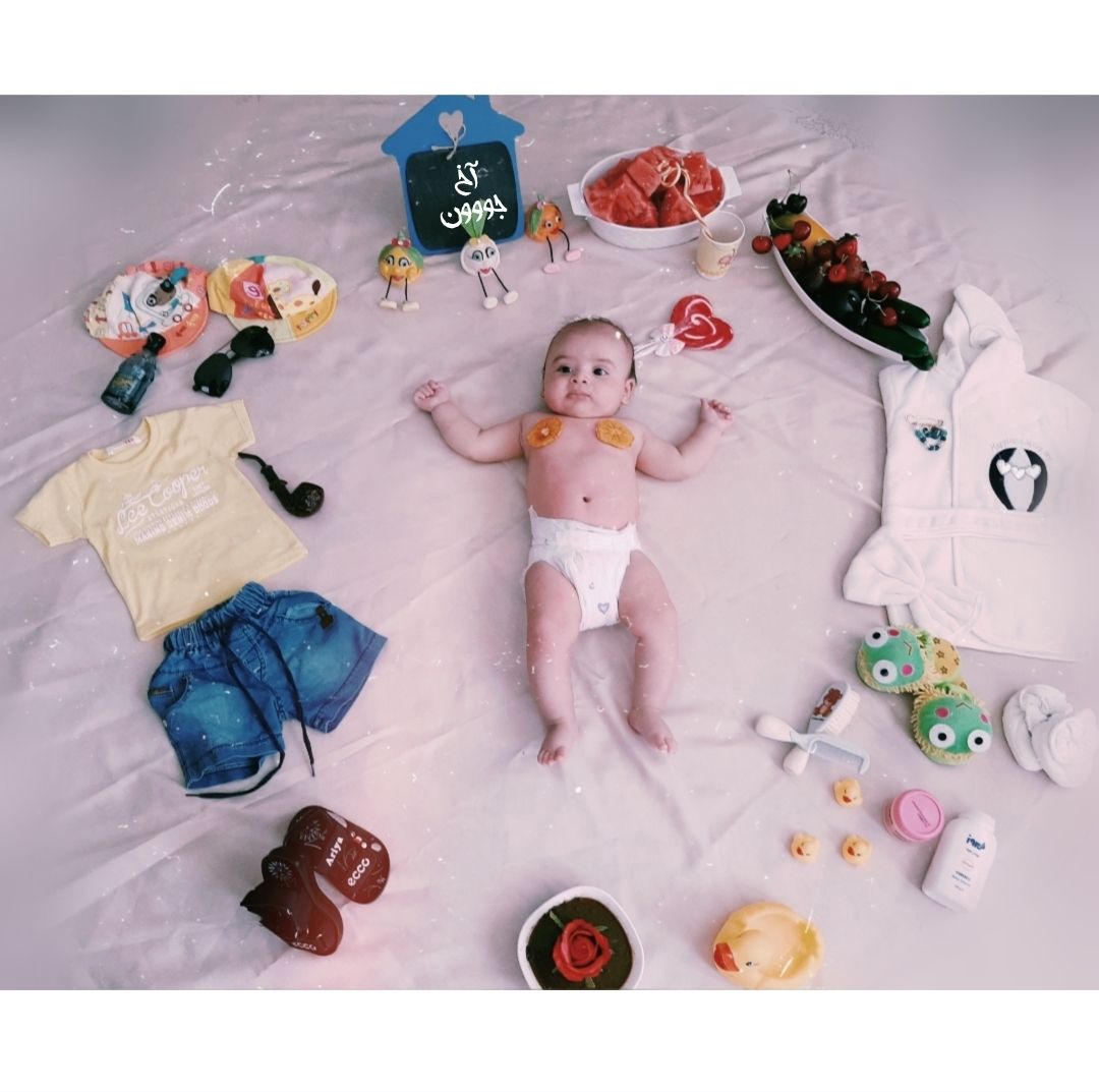 چهار ماهگی نوزاد ?رادوین خان?