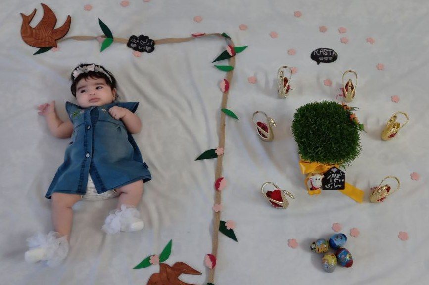 تم عکس بهاری کودک رستا مرشدلو