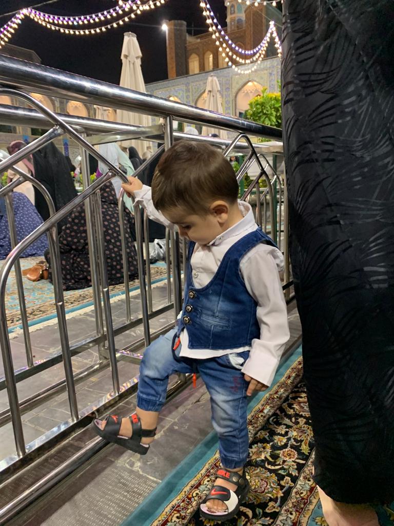 راه رفتن نوزاد فاطمه سعادت