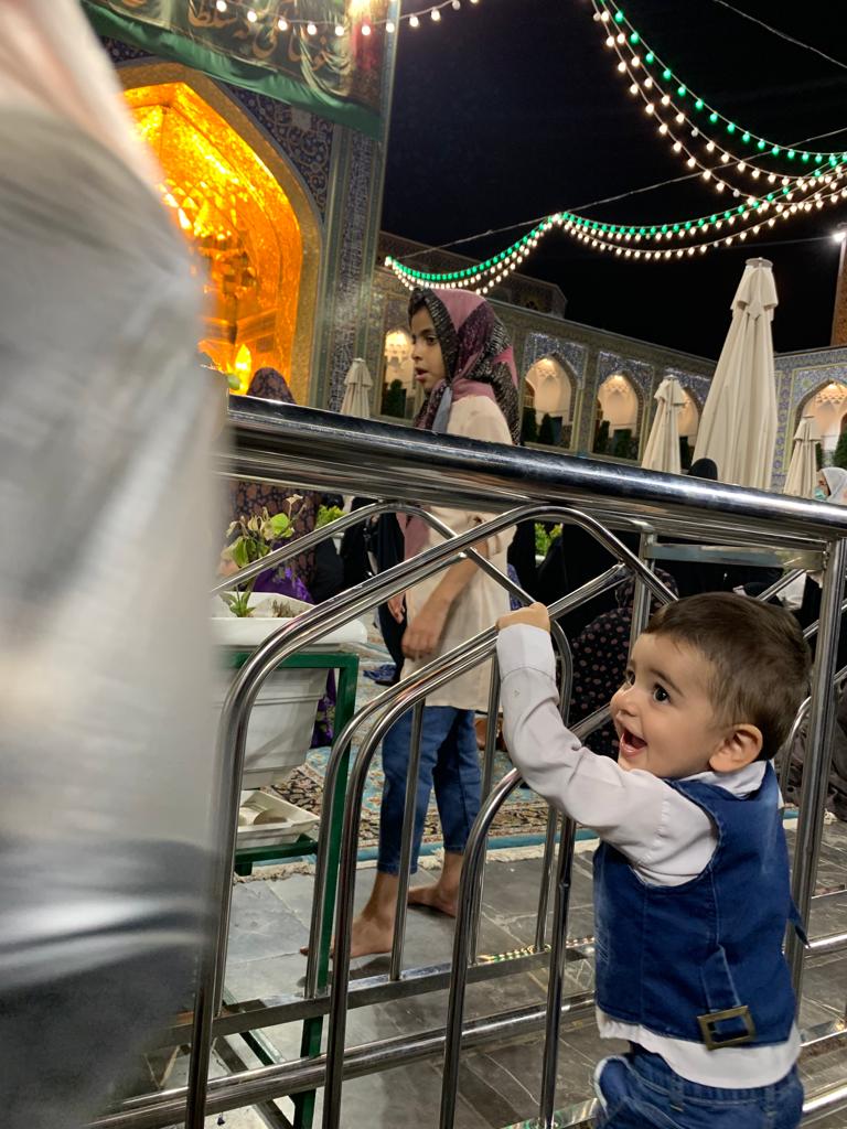 راه رفتن نوزاد فاطمه سعادت