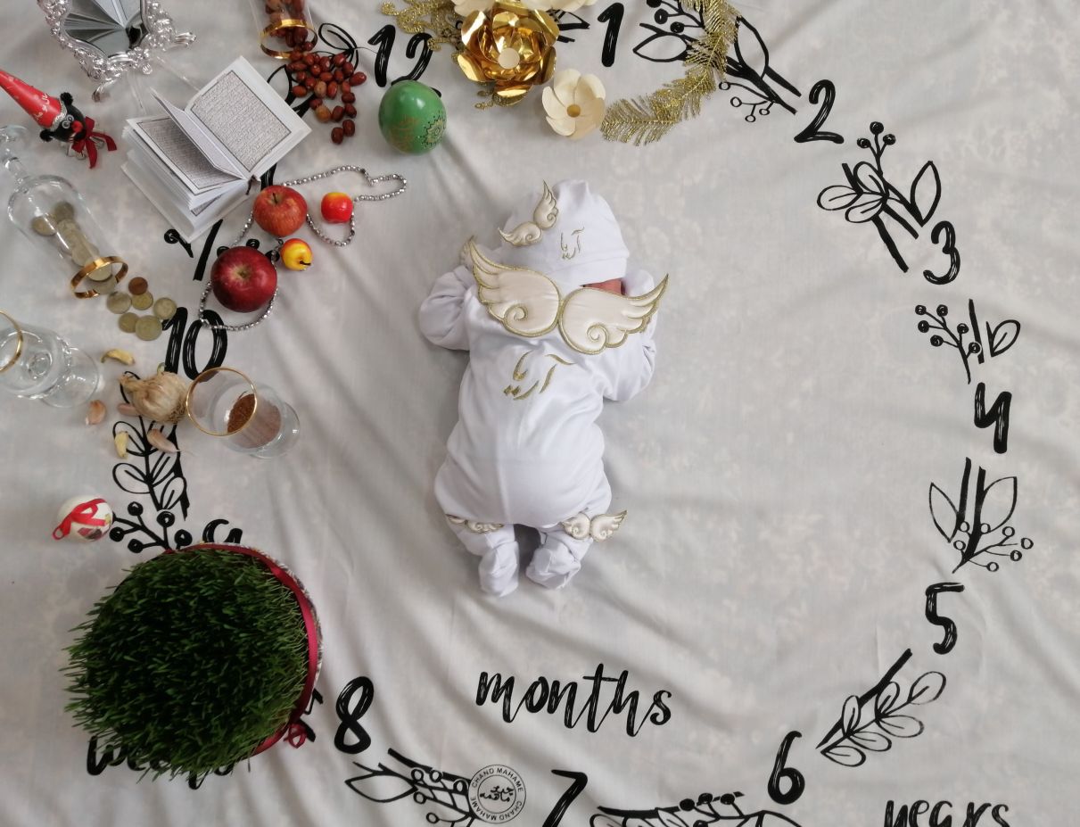 یک ماهگی نوزاد آریا رحمانی