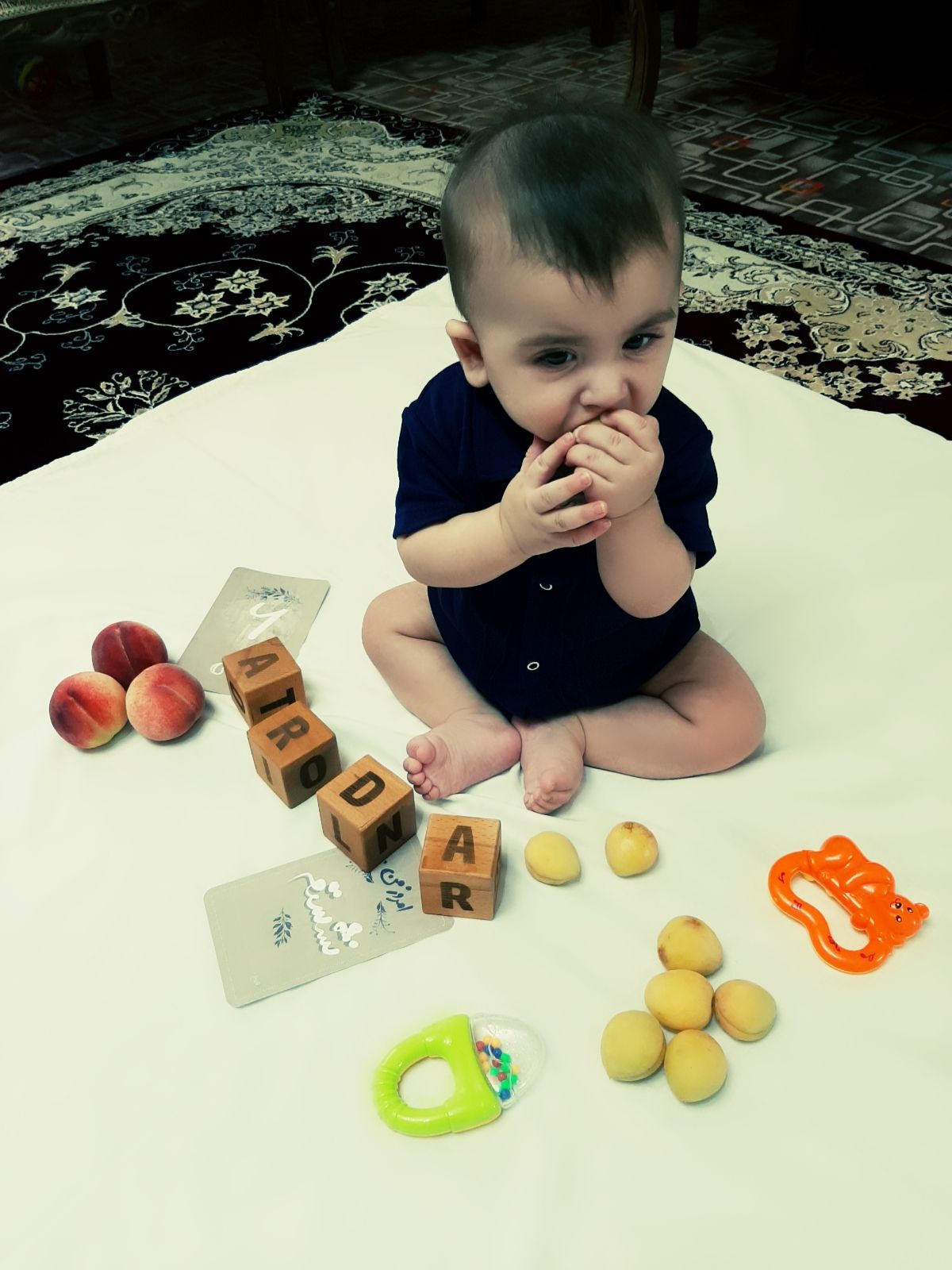 مکعب چوبی حروف لاتین Arda paşam?