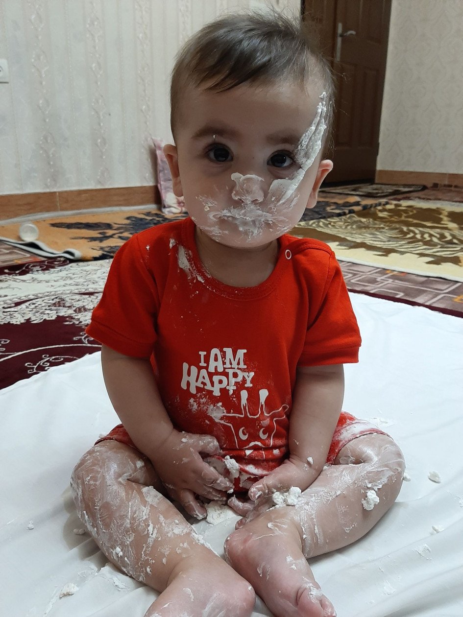 اولین نشستن نوزاد Arda paşam?