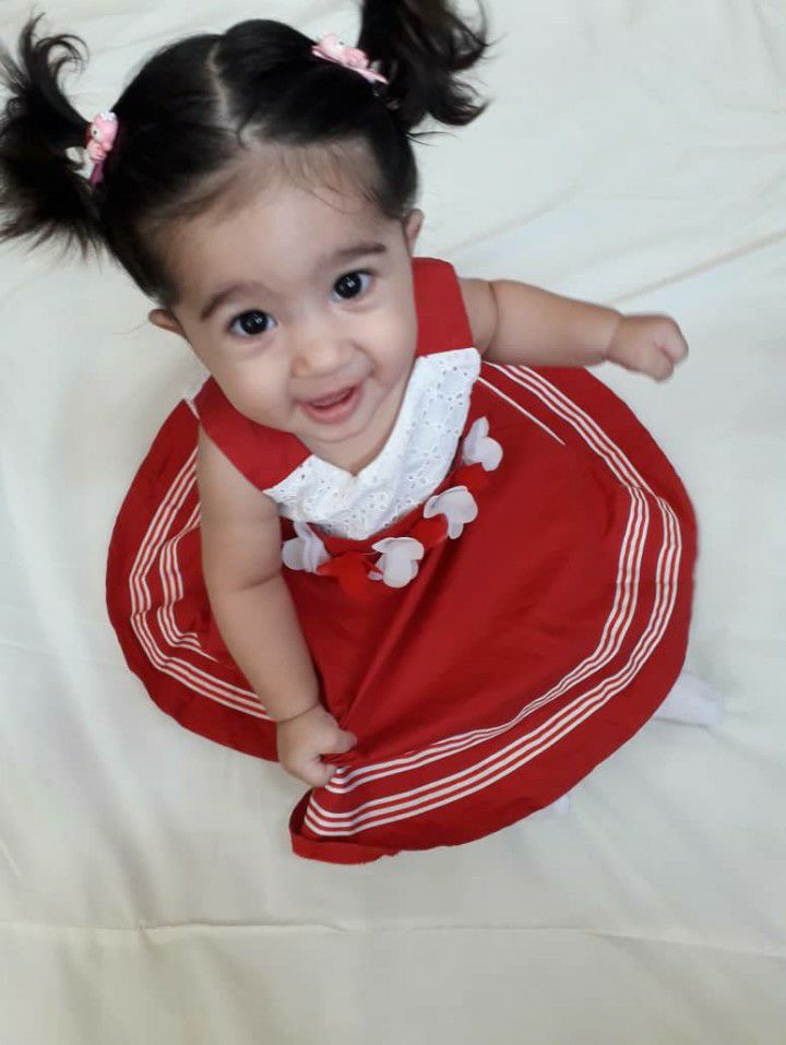 اولین نشستن نوزاد النا اکبری