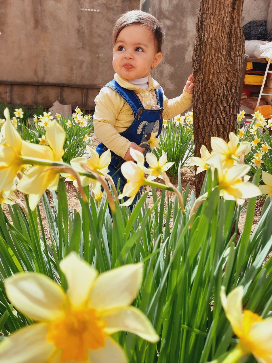 یازده ماهگی نوزاد محنا  زین العابدینی