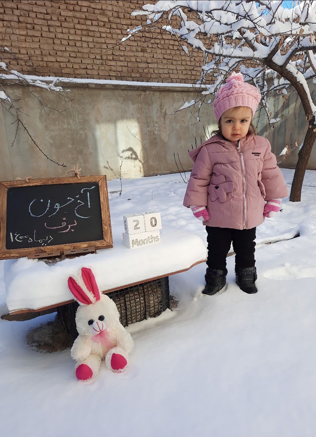 بیست ماهگی کودک محنا  زین العابدینی