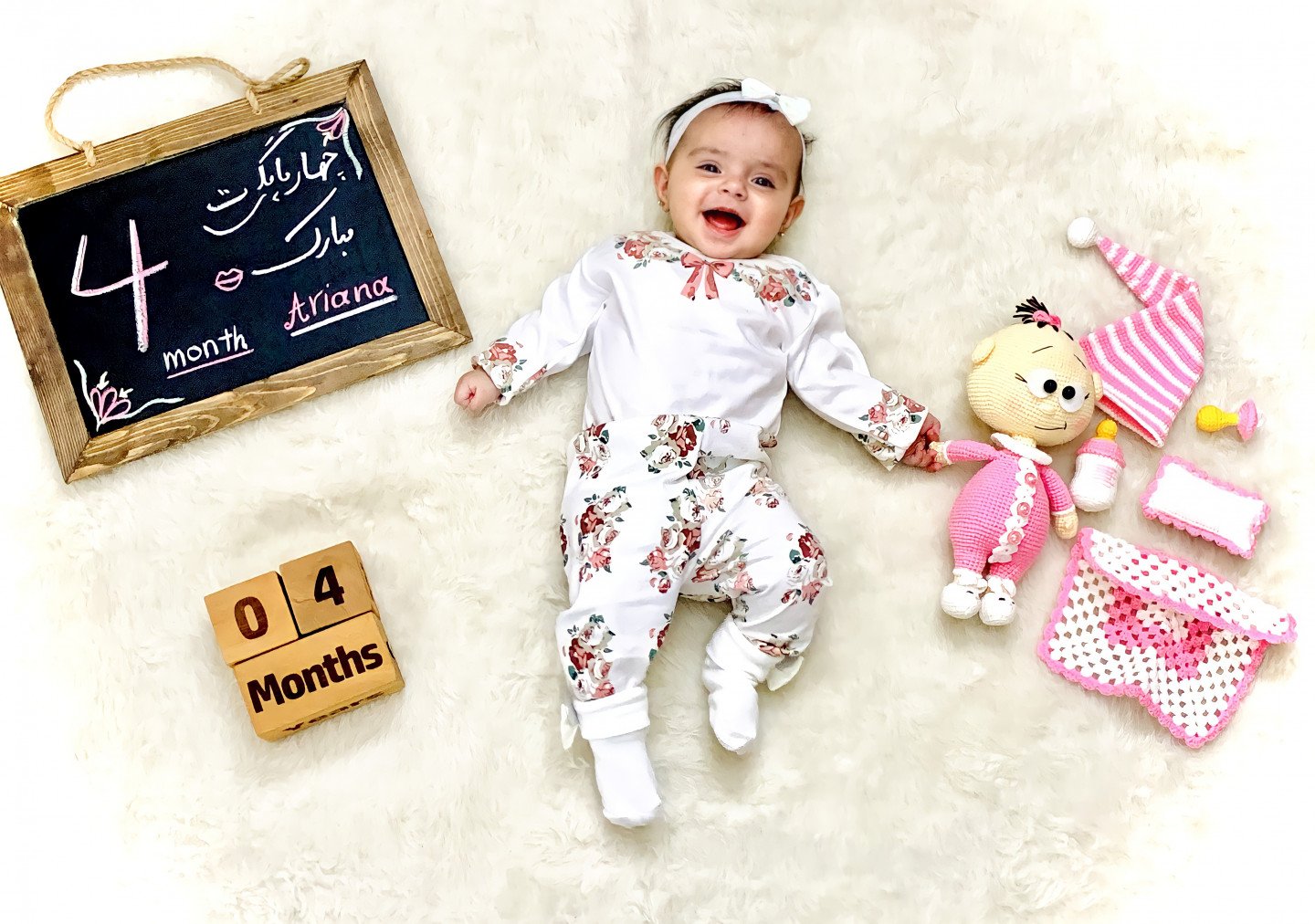 تم عکس پاییزی نوزاد آریانا استیری