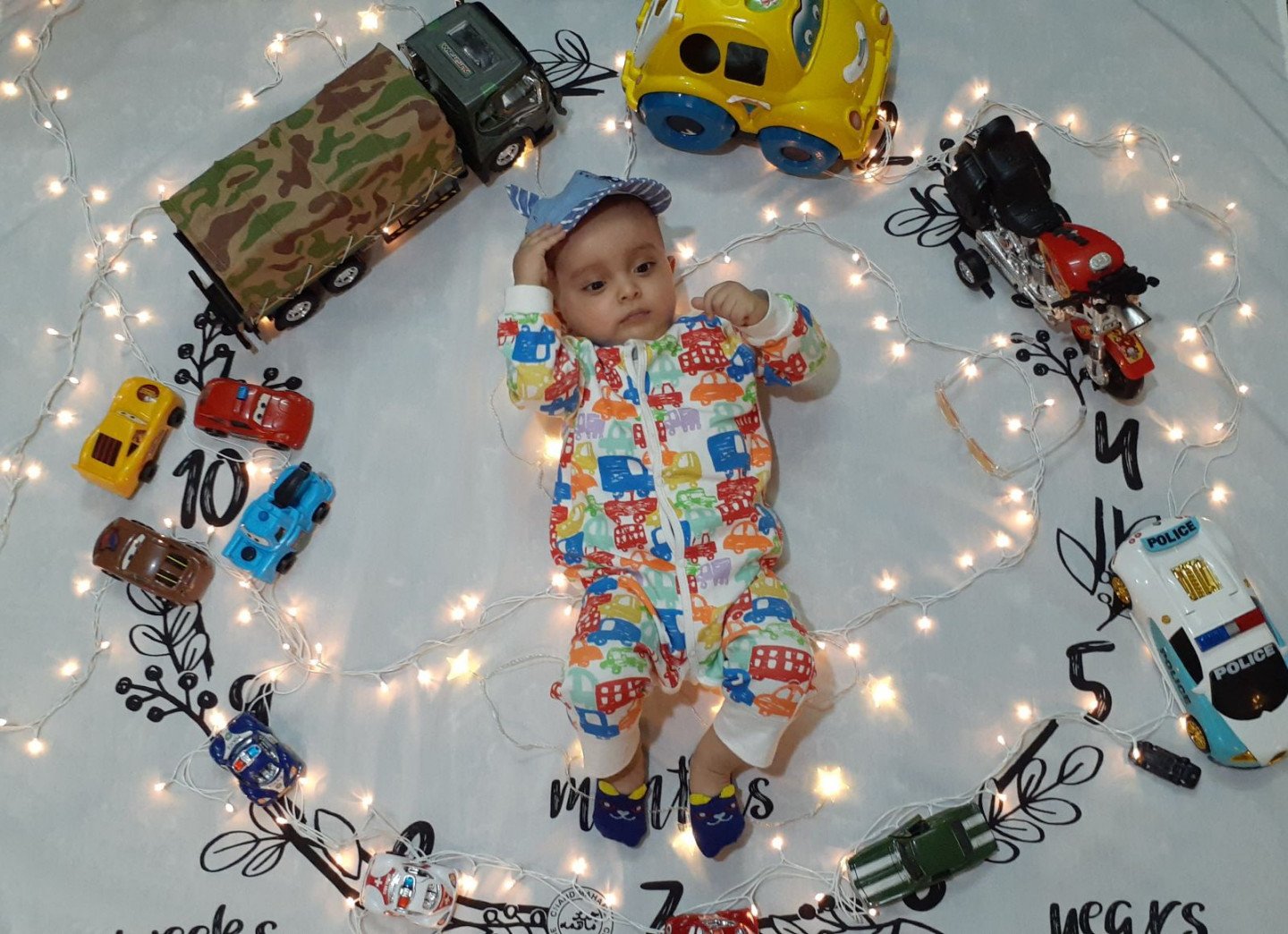 تم عکس تابستانی کودک محمدرضا