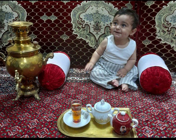 اولین نشستن نوزاد رایان بابایی