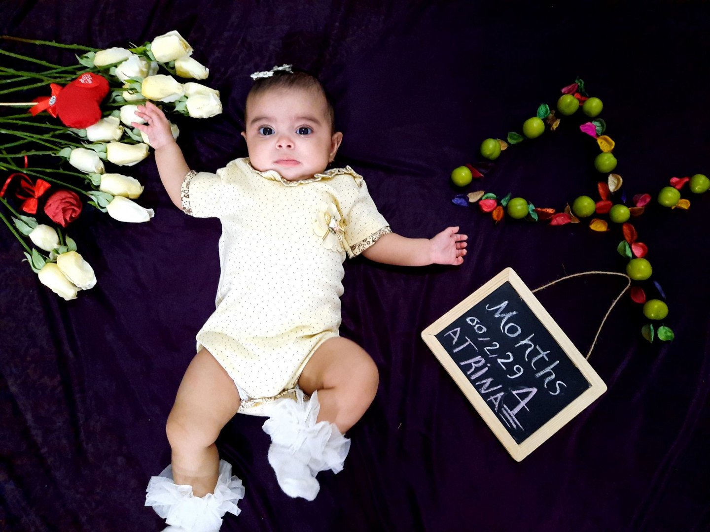 چهار ماهگی نوزاد اترینا جاوید فعال