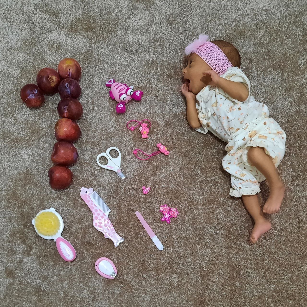 یک ماهگی نوزاد آویسا حسینی