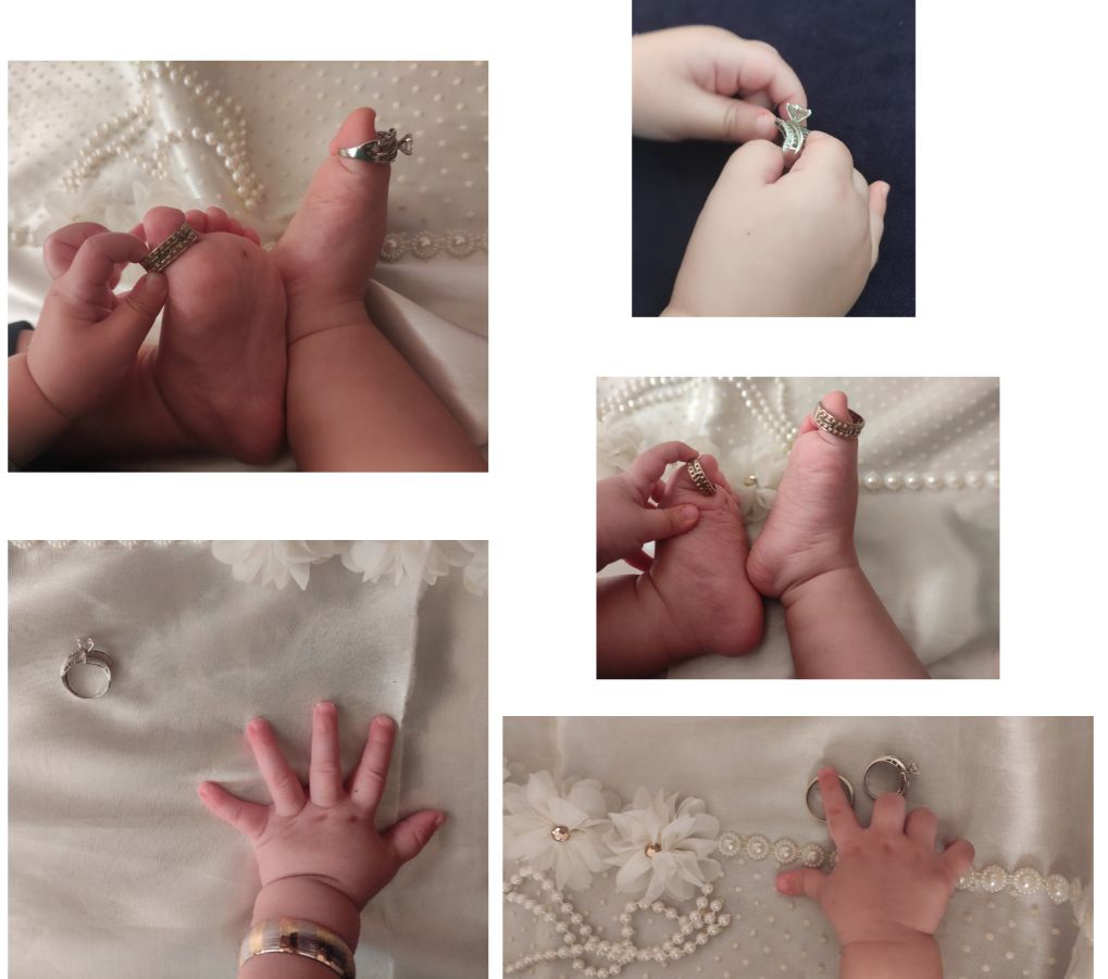 ایستادن نوزاد سلین بیات