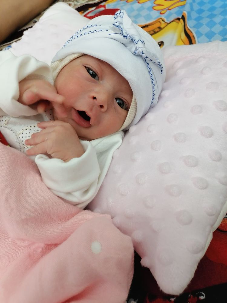 متولد شدن نوزاد جانان بلاغی