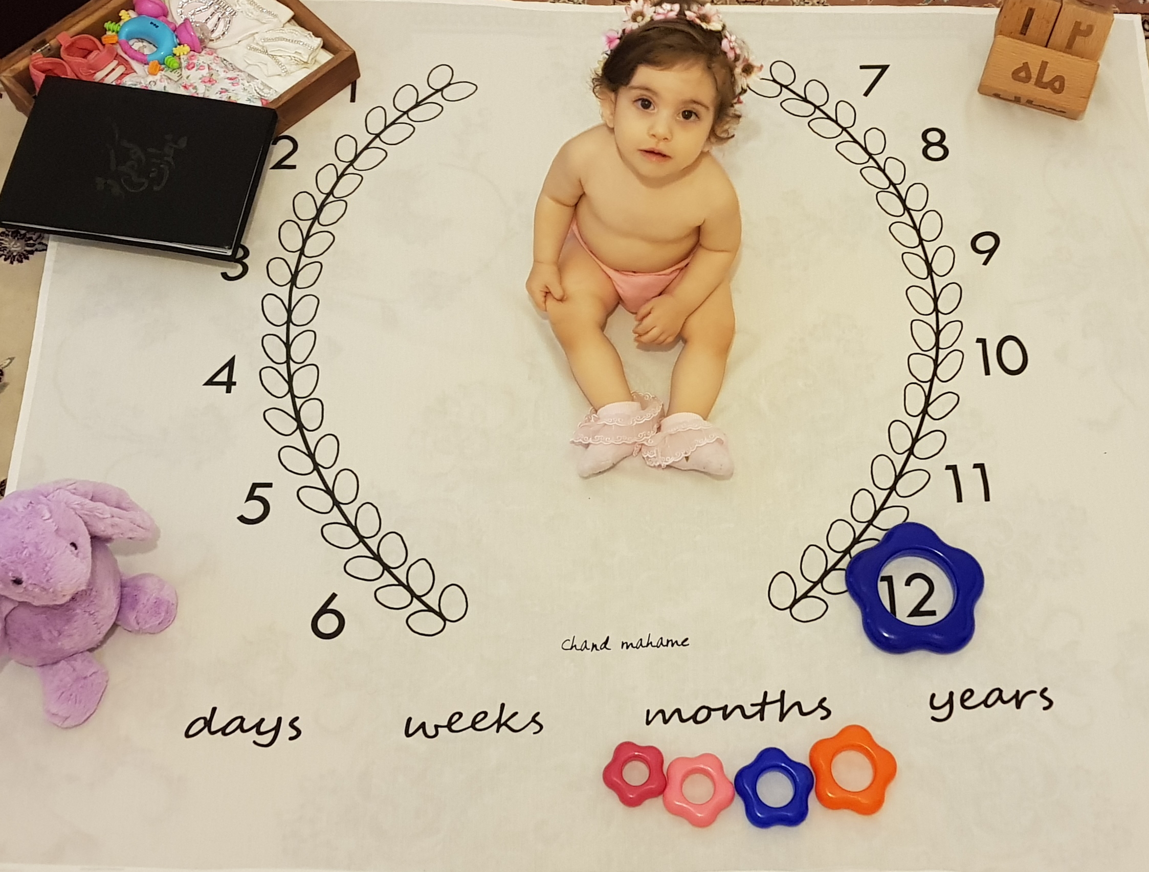 مکعب تاریخ شمار فارسی ترمه امینی