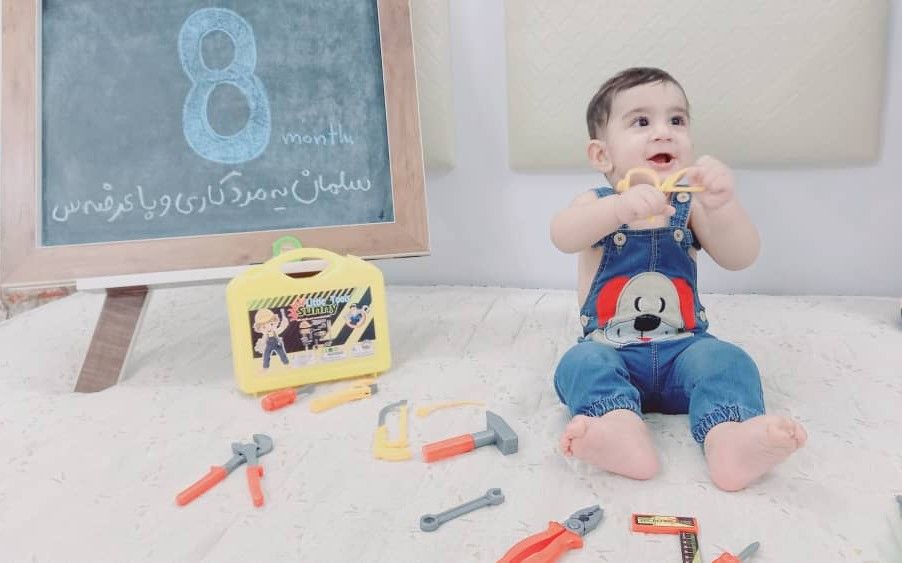 هشت ماهگی نوزاد سلمان عبدویس