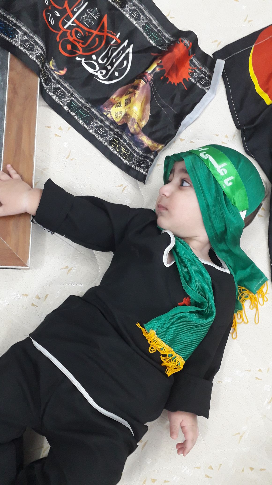 عکس محرم کودک سلمان عبدویس