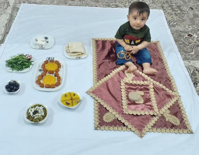 شش ماهگی نوزاد علی اکبر کاکاوند