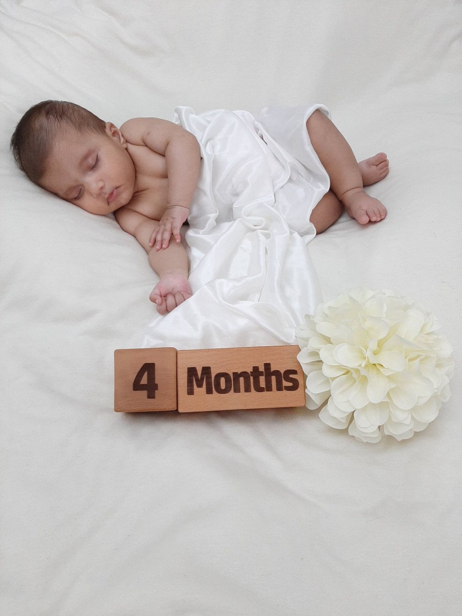 چهار ماهگی نوزاد غزال داودی زنجانی