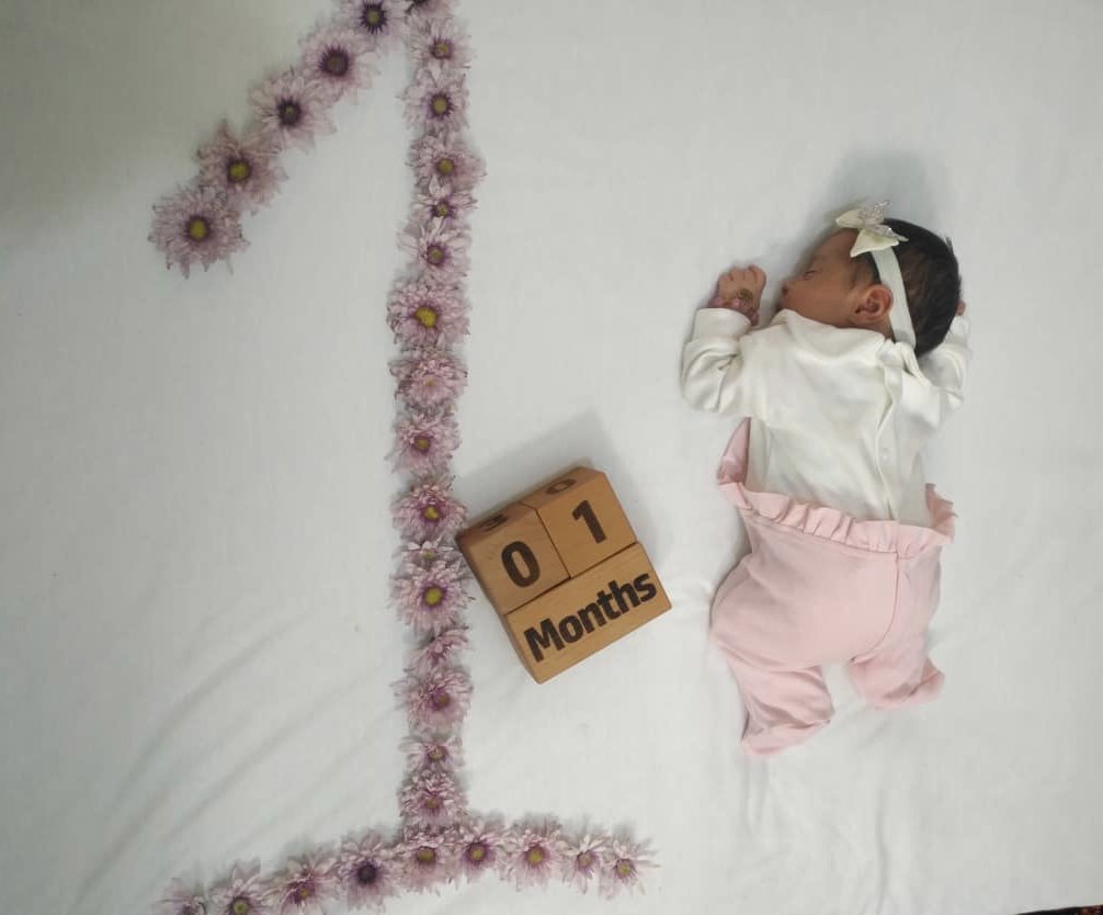 یک ماهگی نوزاد ستيا محمدي