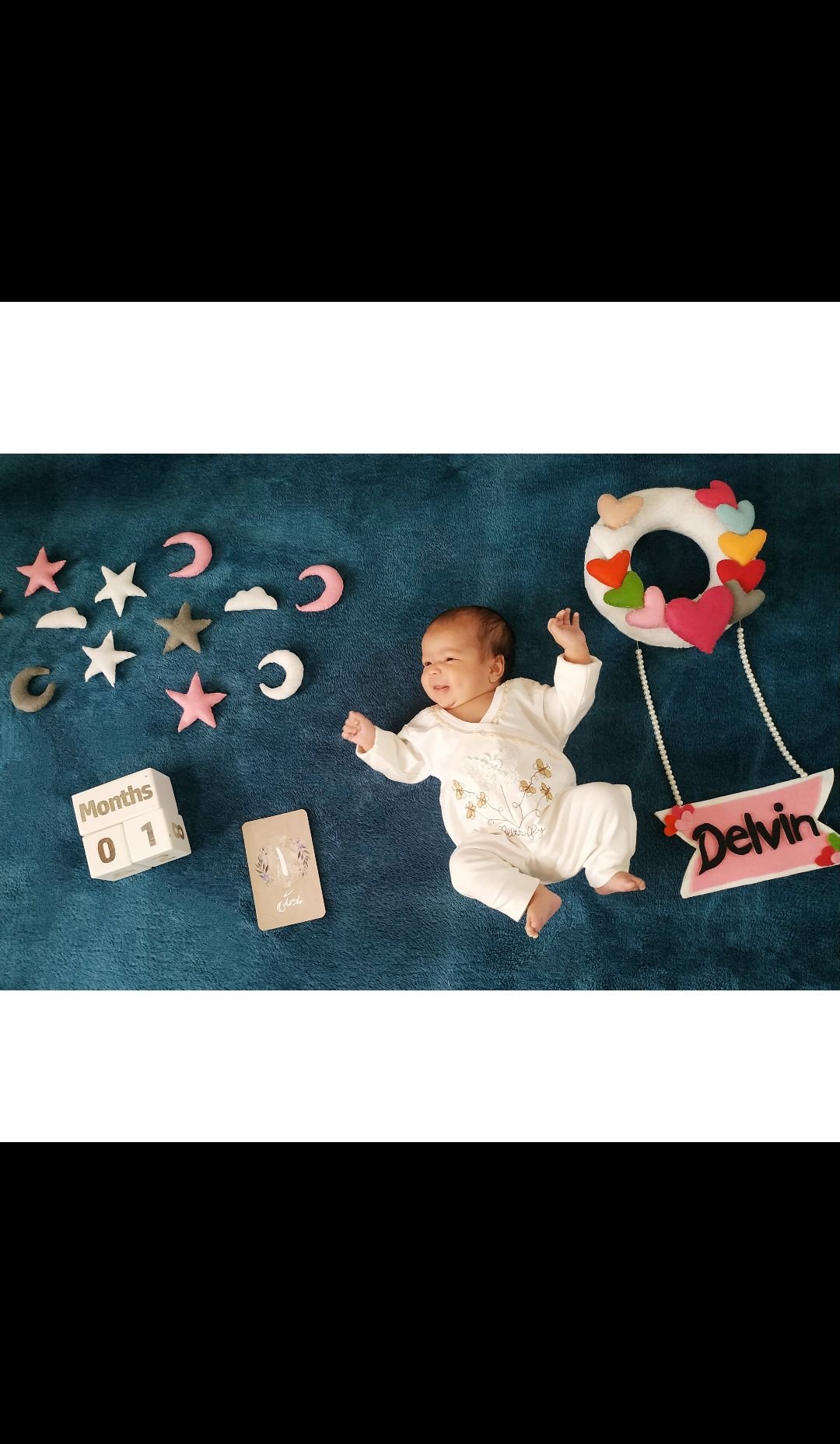 یک ماهگی نوزاد دلوین نادری