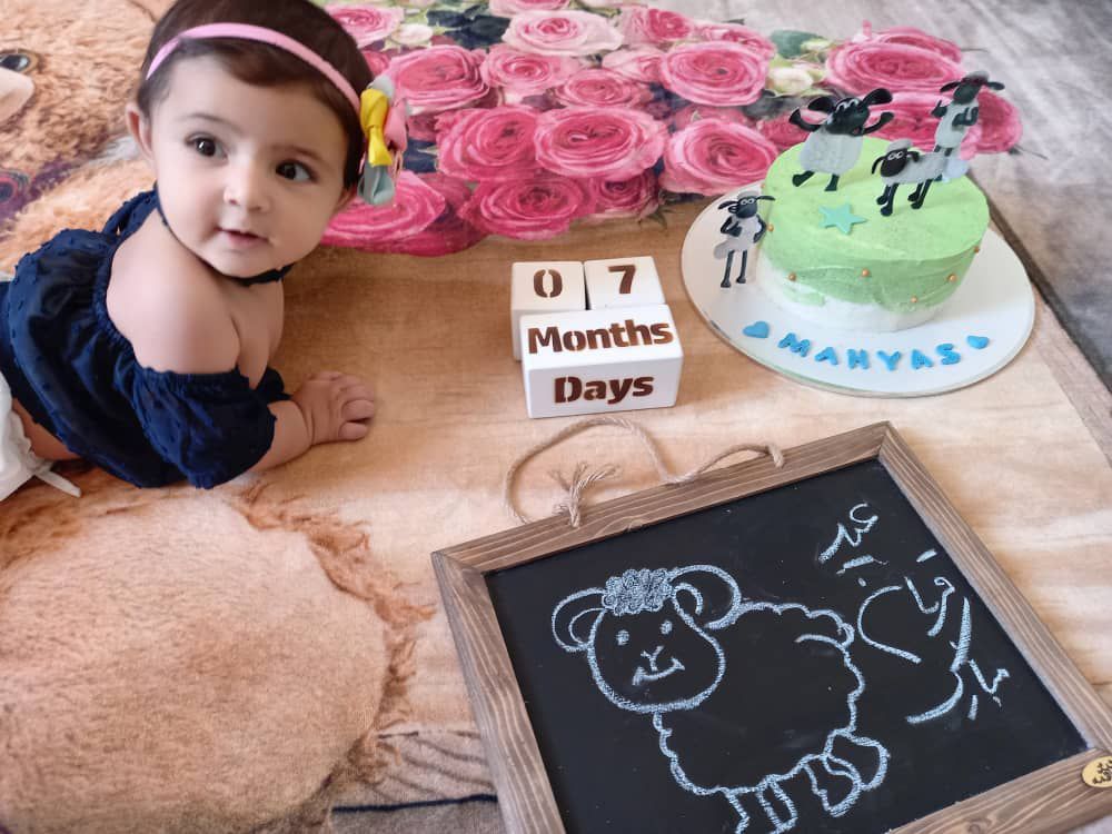 شش ماهگی نوزاد مه یاس