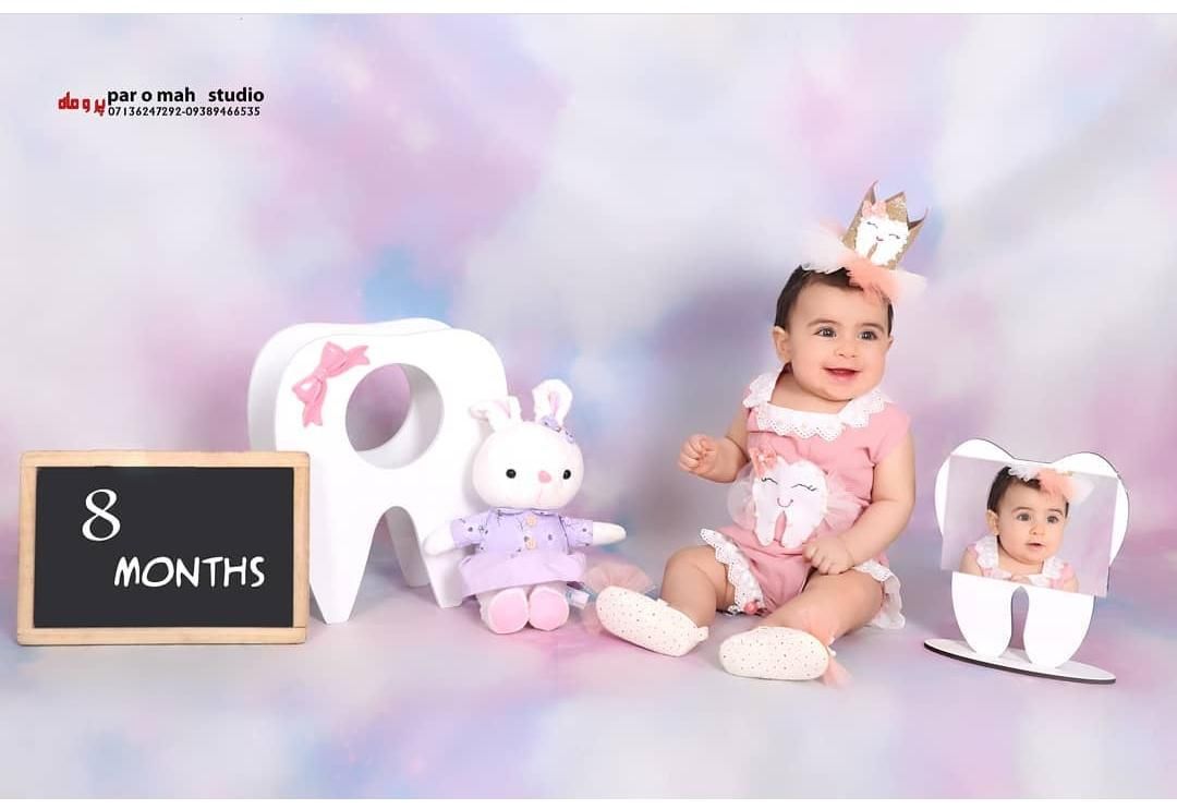 هشت ماهگی نوزاد آرمیس رضاییان