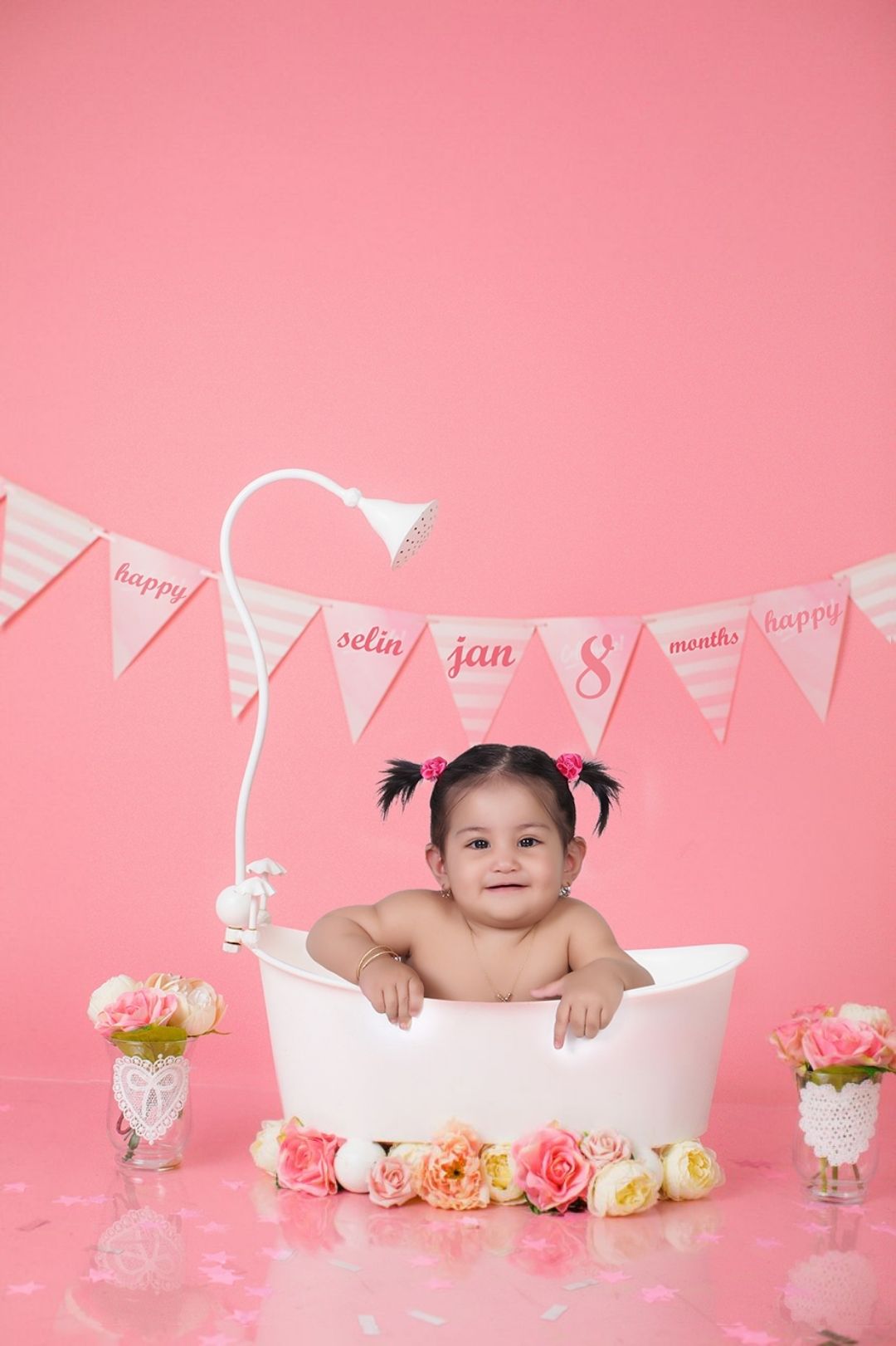 هشت ماهگی نوزاد سلین احمدی فرد?❤️